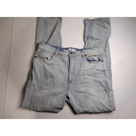 Cabi Jeans Women's Size 14 Higher Straight Light Wash Denim Pants - Picture 1 of 7